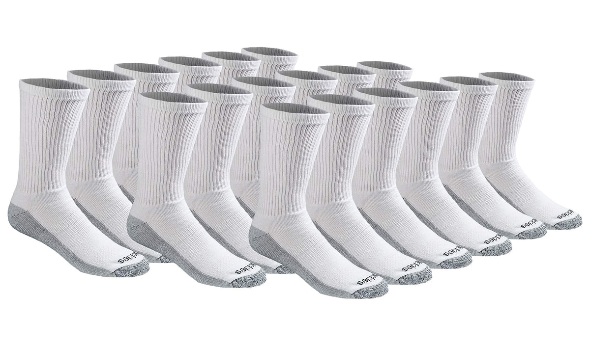 Dickies Men's Dri-tech Original Moisture Control Crew Socks, Available in M-xxl (6, 12, 18 Pairs) Jansha Store