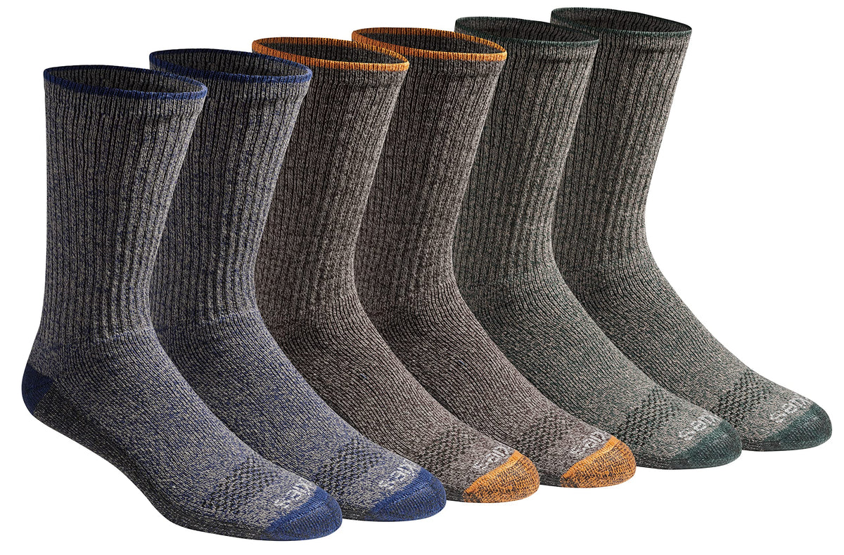 Dickies Men's Dri-tech Original Moisture Control Crew Socks, Available in M-xxl (6, 12, 18 Pairs) Jansha Store