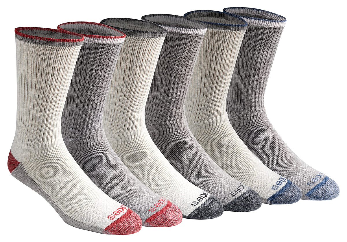 Dickies Men's Dri-tech Original Moisture Control Crew Socks, Available in M-xxl (6, 12, 18 Pairs) Jansha Store
