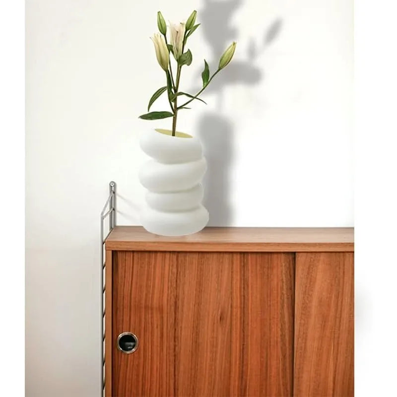 Ceramic Spiral Vase Flower Holder LPO