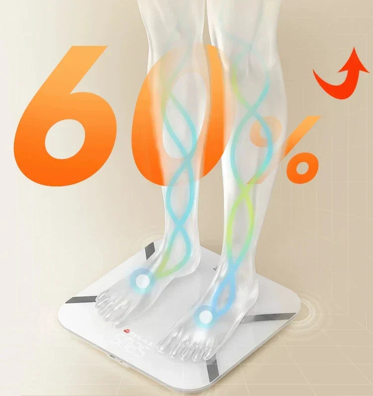 Rechargeable Body Fat Scale For Weight Loss - With Bluetooth And Wi-Fi LPTB
