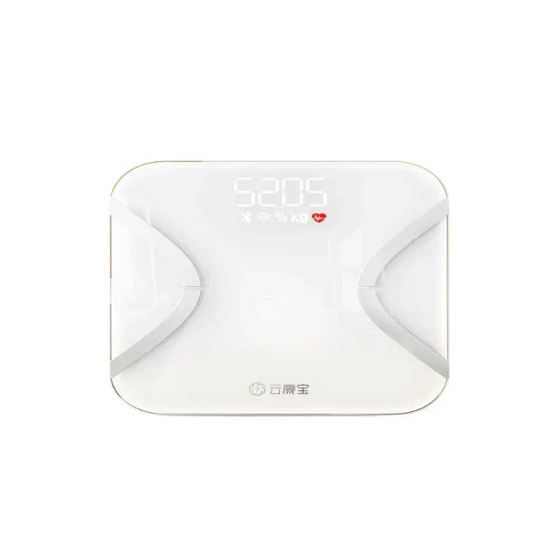 Rechargeable Body Fat Scale For Weight Loss - With Bluetooth And Wi-Fi LPTB