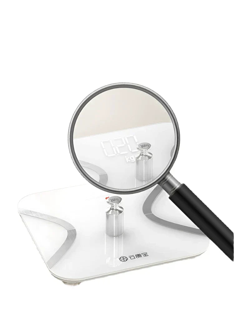 Rechargeable Body Fat Scale For Weight Loss - With Bluetooth And Wi-Fi LPTB