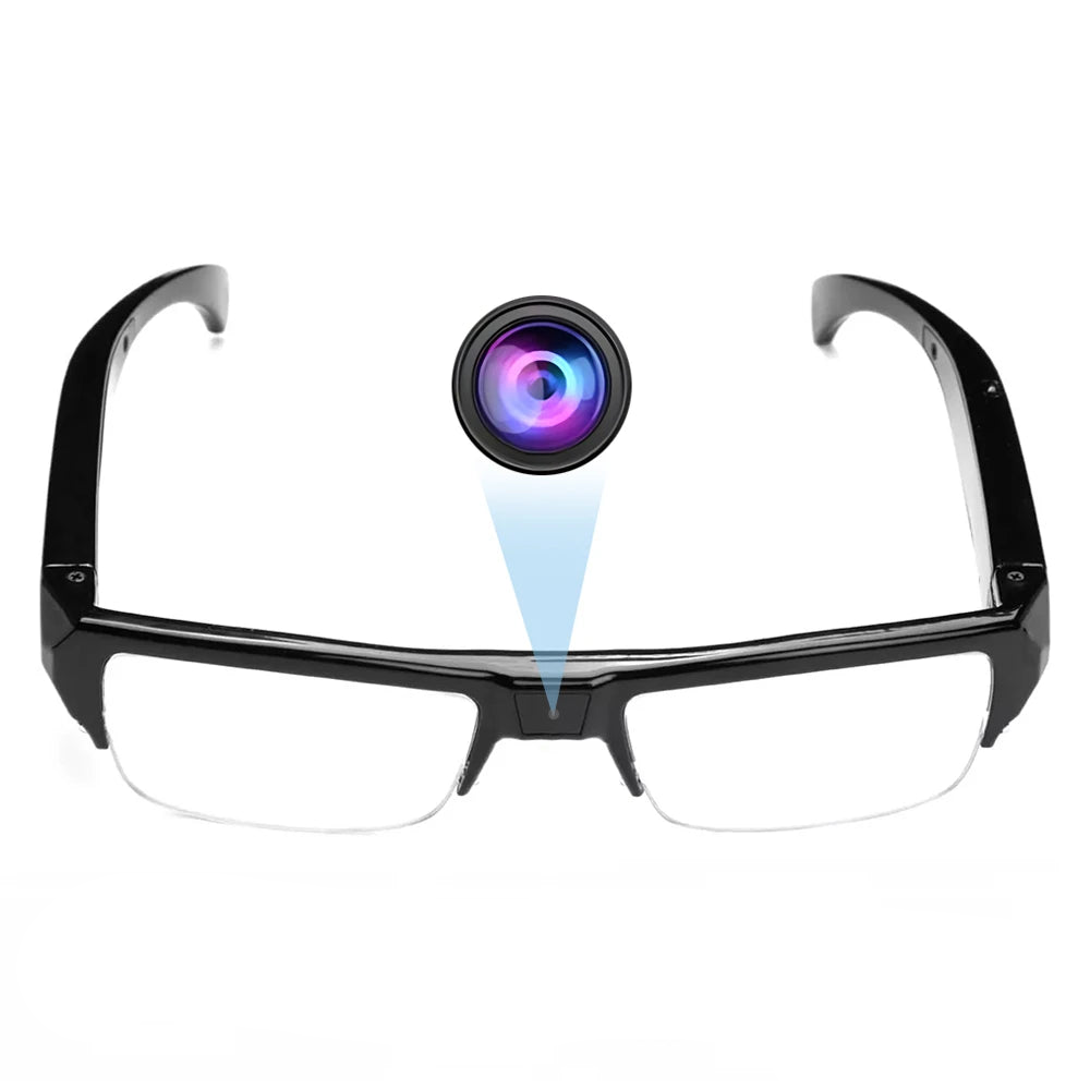 1080P HD Mini Camera Glasses Wearable DVR Video Recorder Black-0