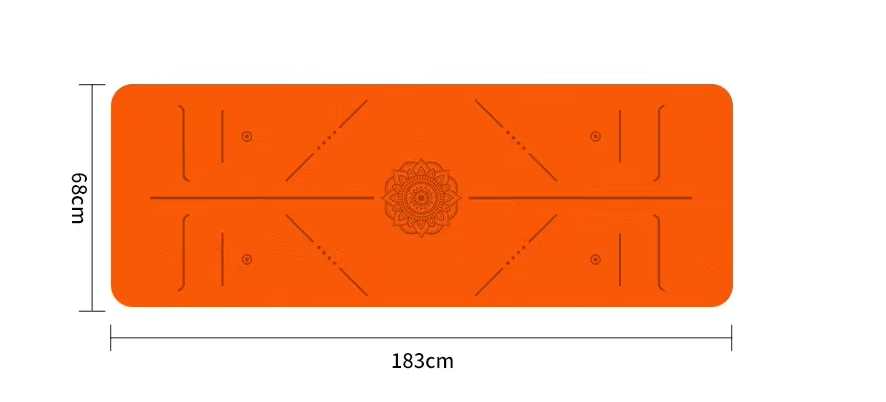 Ultra-Thin Pu Natural Rubber Yoga Mat LPT