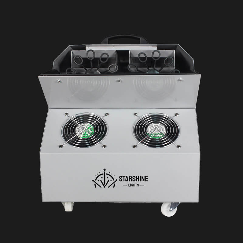 E8 Remote Control Professional Bubble Machine 200W for Weddings Starshine Lights