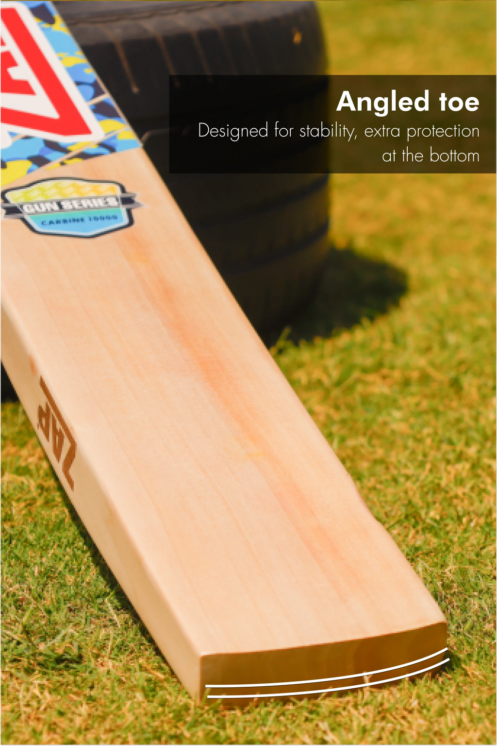 ZAP Gun Carbine 10000 English Willow Cricket Bat (Grade 2) ZAP Cricket