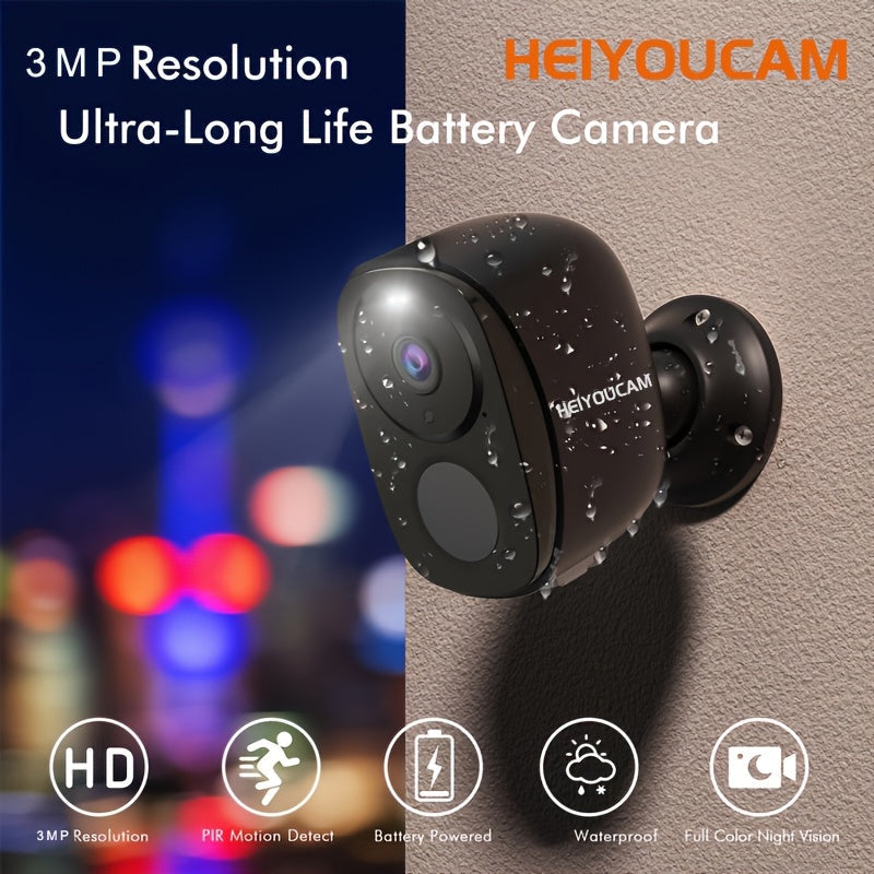 2 Set Wireless Solar Security Camera 3MP Outdoor TM