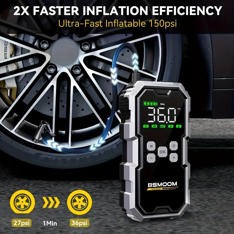 Cordless Car Jump Starter with Air Compressor CTN