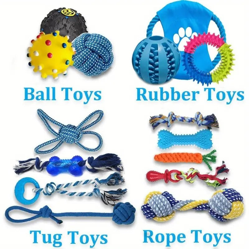 Dog Chew Toy Set Assortment (15-Pack)-2