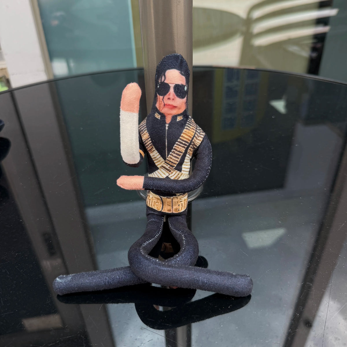 Michael Jackson Plush Doll with 6 Classic Stage Outfits Collectible MJ Stuffed Toy Merch Gift Music Lovers Home Decor Ornament Jansha Store