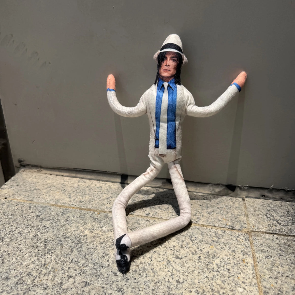 Michael Jackson Plush Doll with 6 Classic Stage Outfits Collectible MJ Stuffed Toy Merch Gift Music Lovers Home Decor Ornament Jansha Store