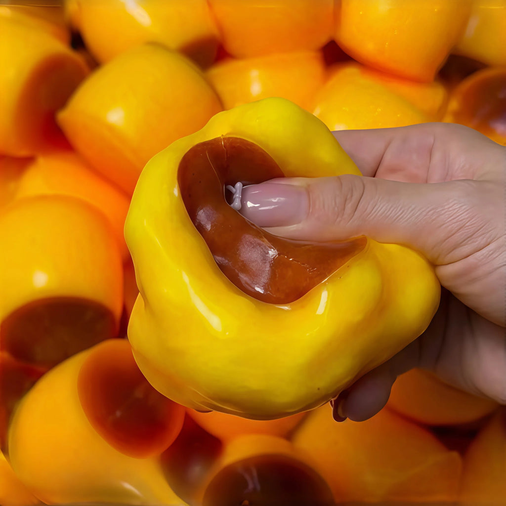 Caramel Pudding Block Squeezing Ball, Squeezing Toy, Stress Relief Toy, Round Block Filled Asmr Adult Stress Relief Toy Jansha Store